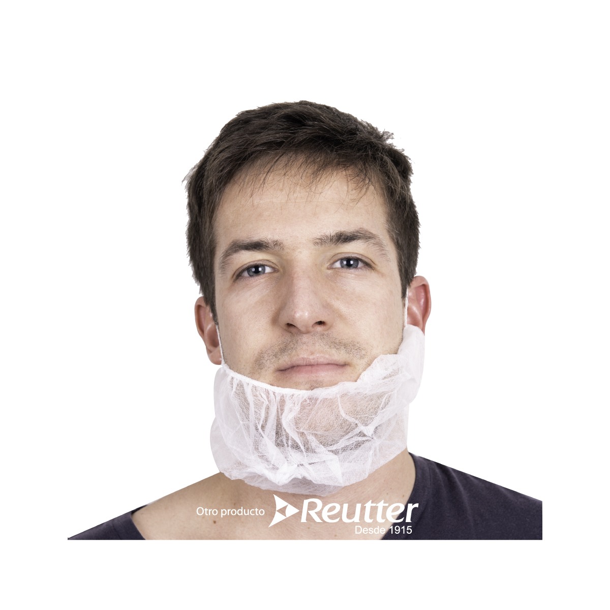 CUBRE BARBA CON ELASTICO DESECHABLE BOLSA X 100 UN.
