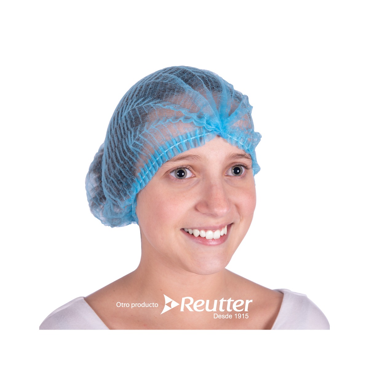 GORRO CLIP AZUL BOLSA X 100 UNIDADES
