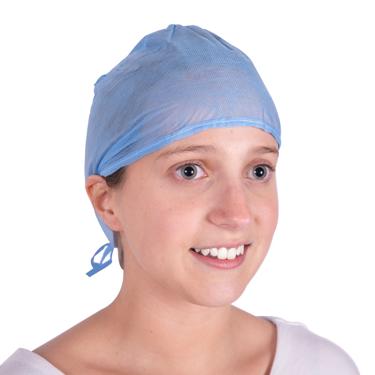 GORRO DESECHABLE CIRUJANO CON AMARRAS X 100 UNIDADES