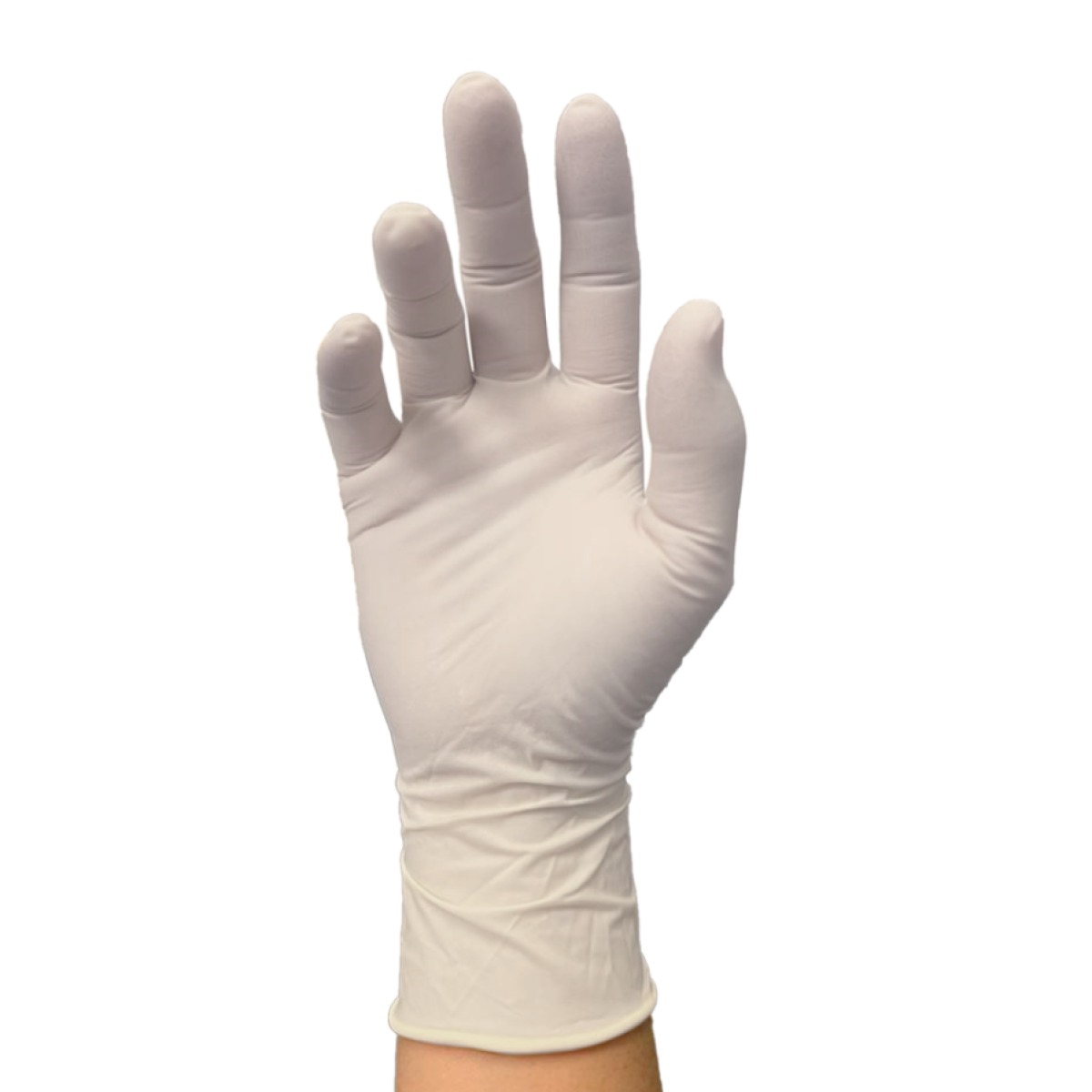 Guantes de Examinación de Látex sin Polvo Top Glove® de Reutter – Color Blanco, Caja de 100 Unidades