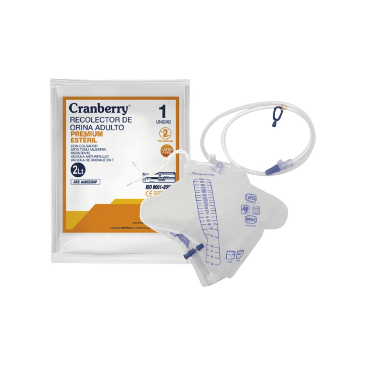 RECOLECTOR ORINA ADULTO 2 LT.PREMIUM