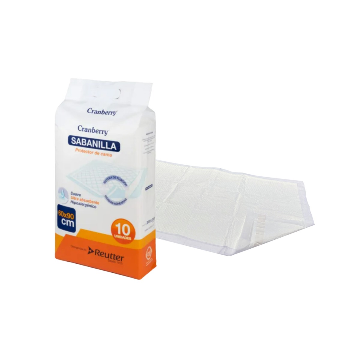 PROTECTOR CAMA 60 X 90 CRANBERRY X 10 UNIDADES