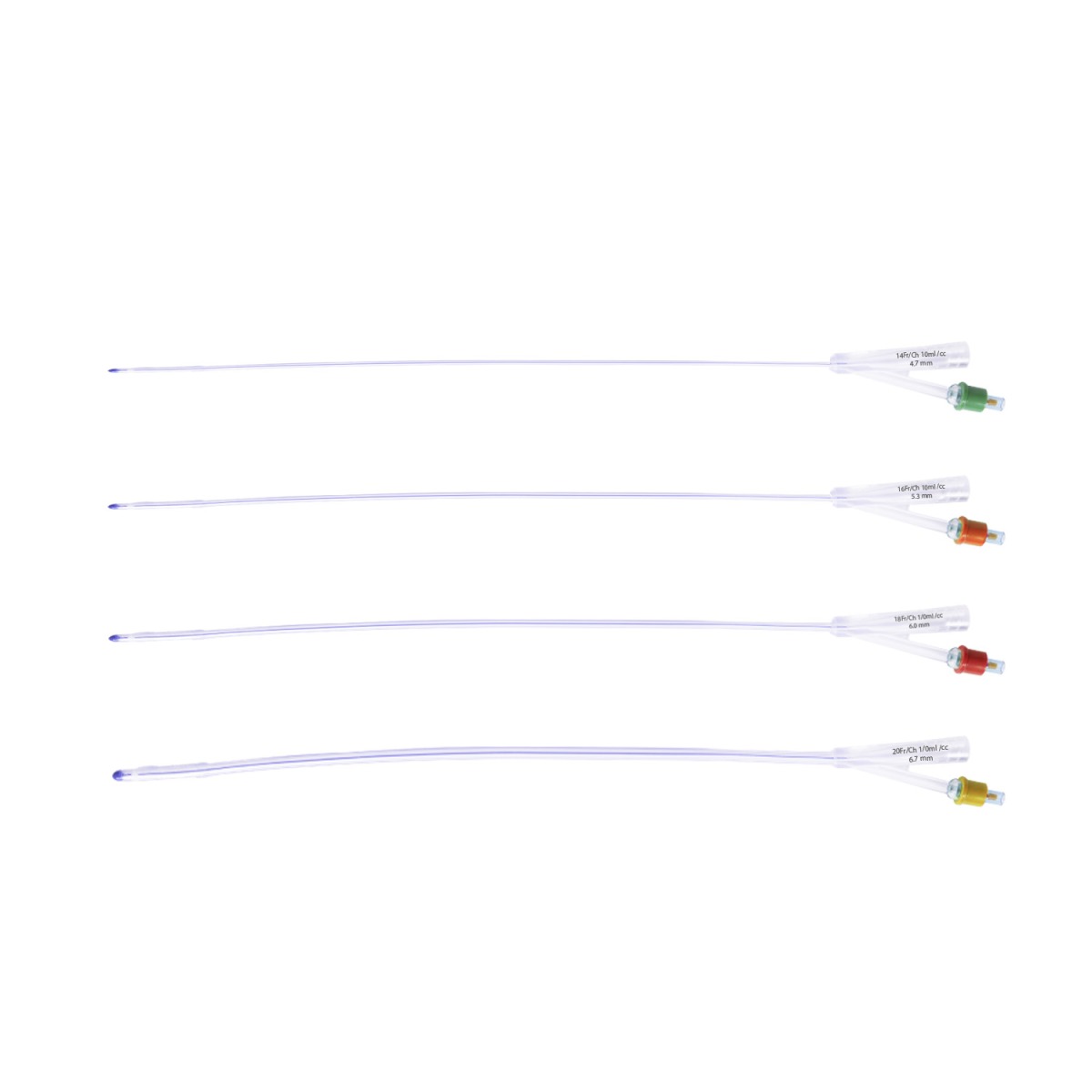 SONDA FOLEY DE SILICONA 2 VIAS CON BALON