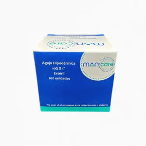 MUNCARE AGUJA HIPODERMICA 23GX1 CAJA X 100 UNIDADES