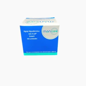 MUNCARE AGUJA HIPODERMICA 25GX5/8 CAJA X 100 UNIDADES
