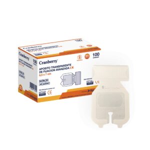 APOSITO TRANSPARENTE DE SUJECION AVANZADA ENDOVENOSA 8,5X11,5 CM CAJA X 50 UNIDADES