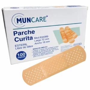 PARCHE CURITA STANDARD MUNCARE CAJA X 100 UNIDADES