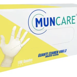 MUNCARE GUANTE VINILO SIN POLVO CAJA X 100 UNIDADES